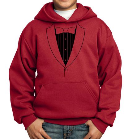 kids tuxedo hoody